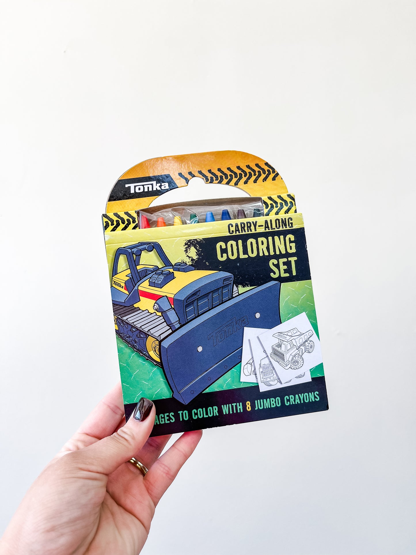 Carry-Along Truck Coloring Set Book