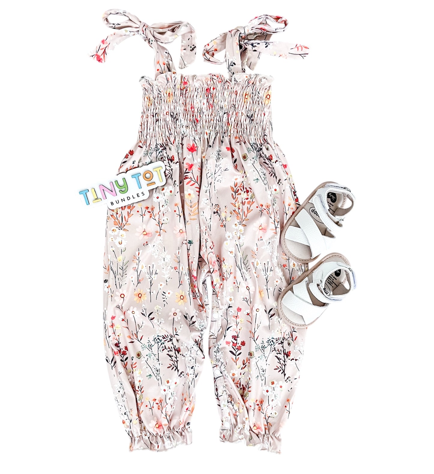 Scrunch Floral Jumpsuit