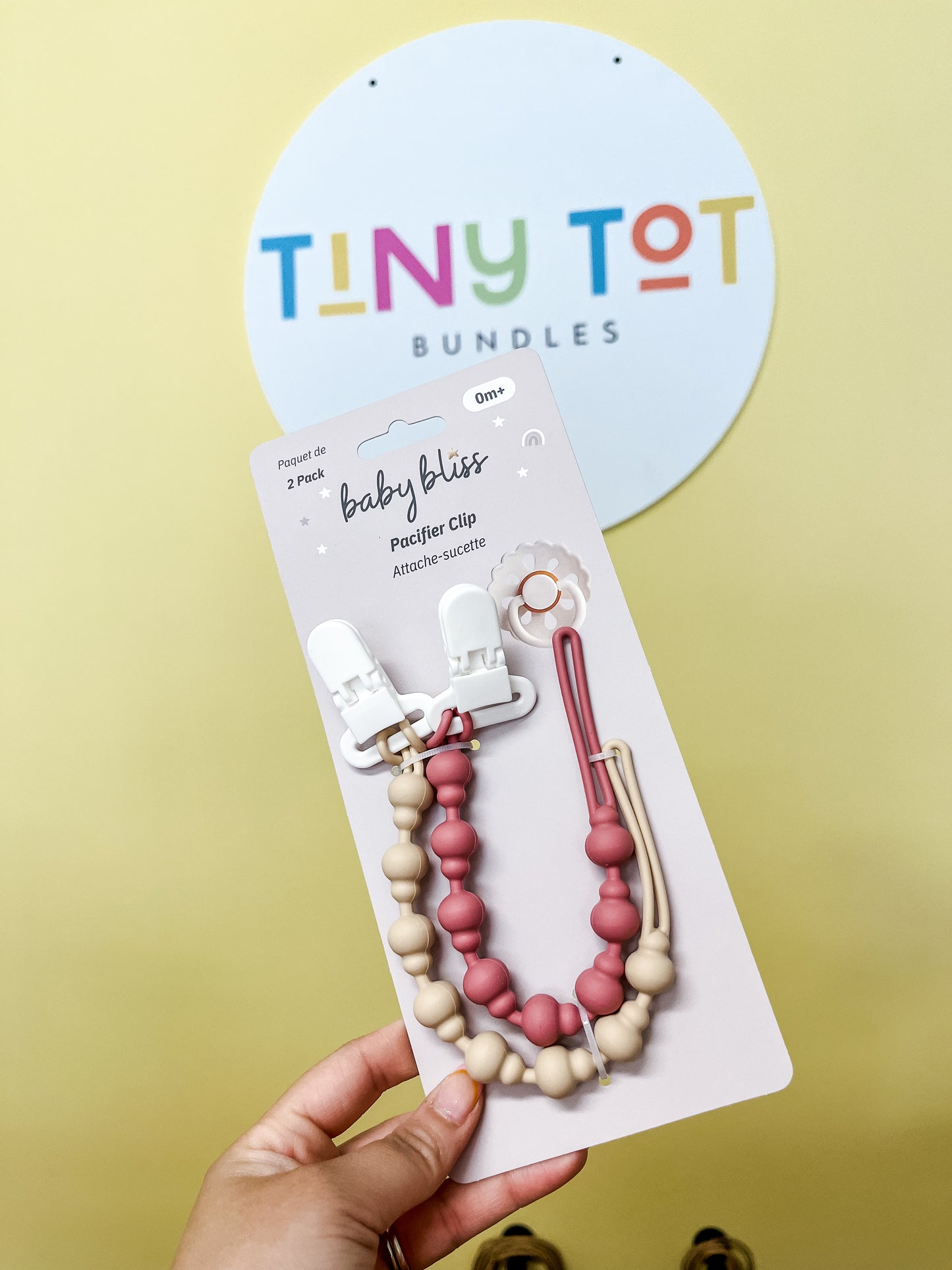 Baby Bliss Pacifier Clip