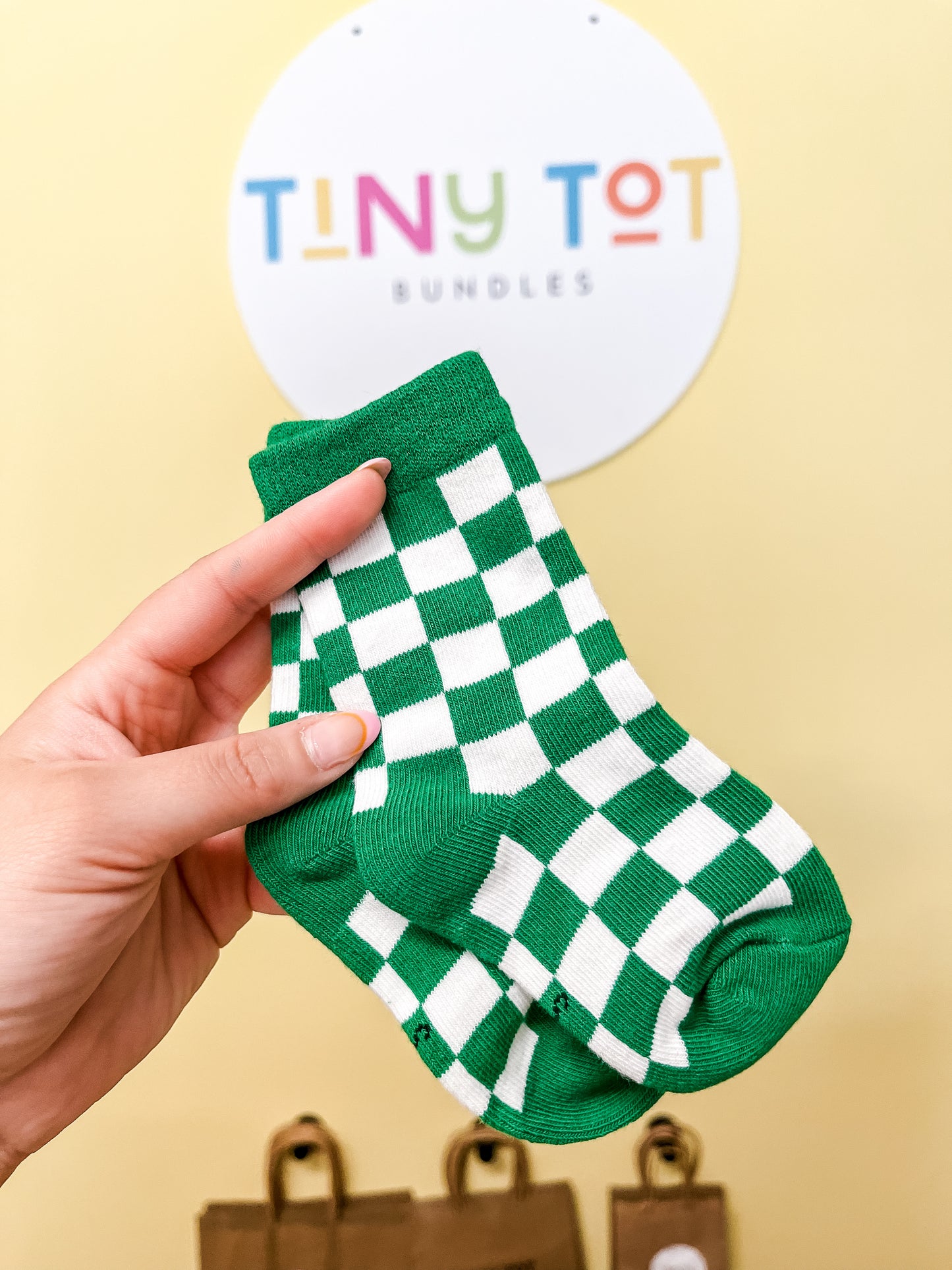 Boys Checkered Socks