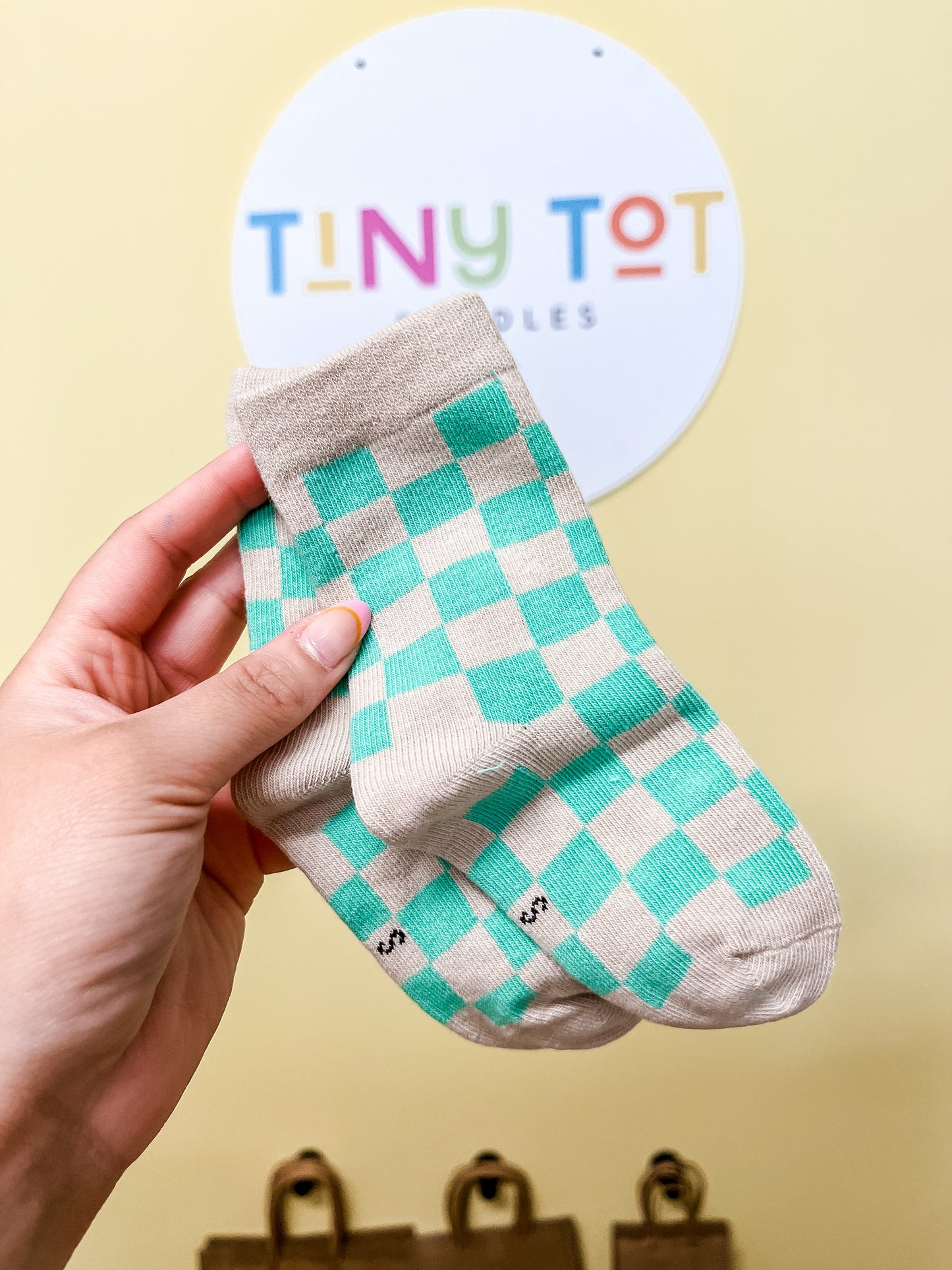 Boys Checkered Socks