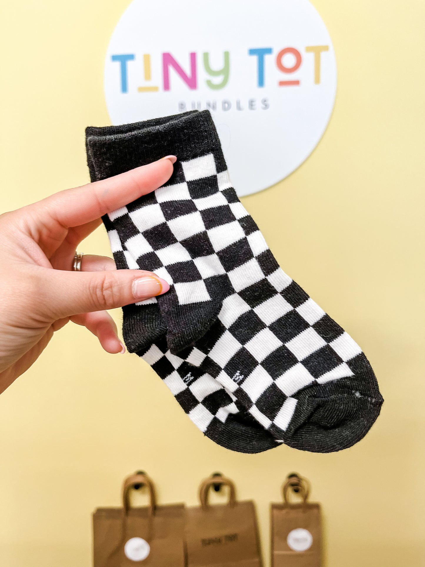Boys Checkered Socks