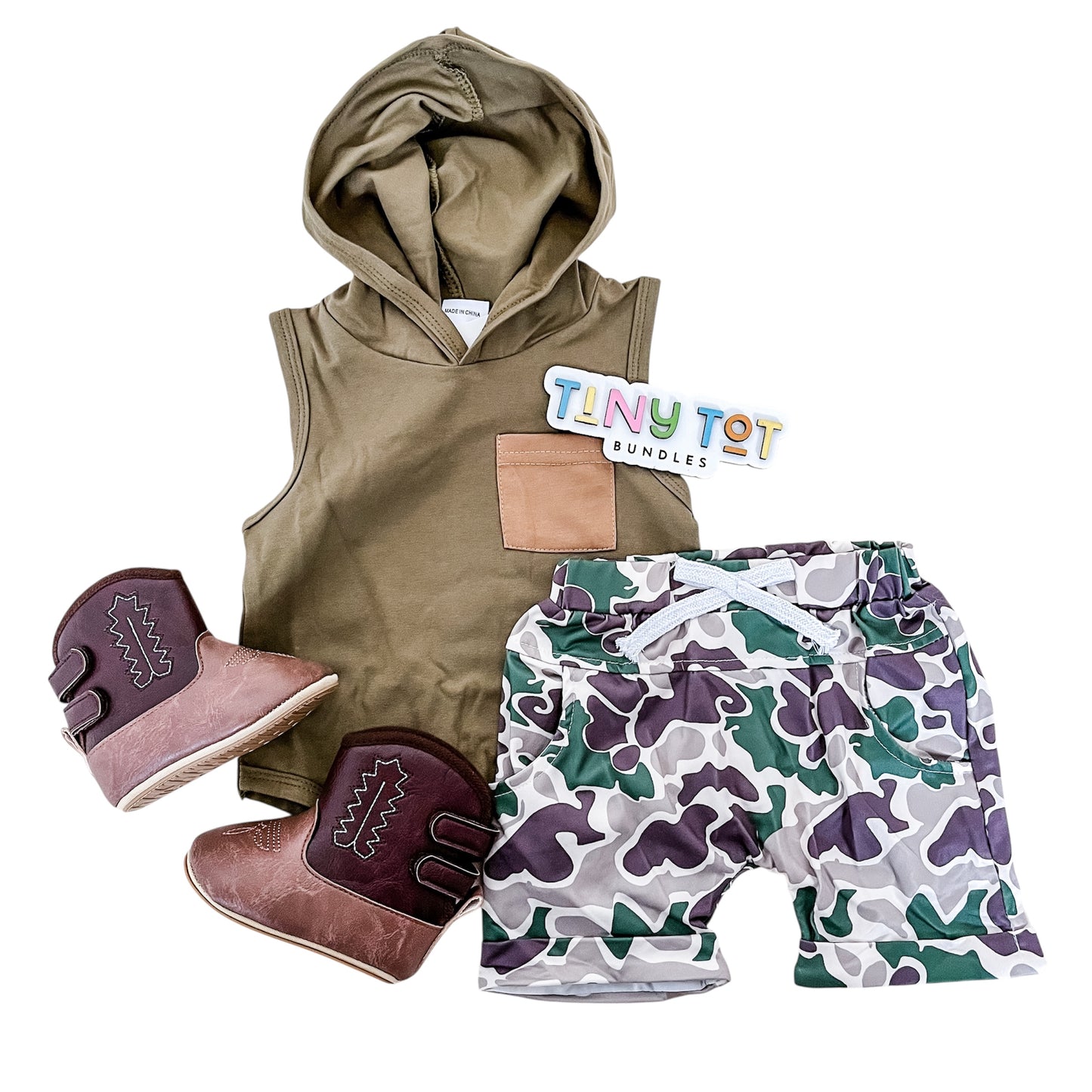 Camo Hoodie Set