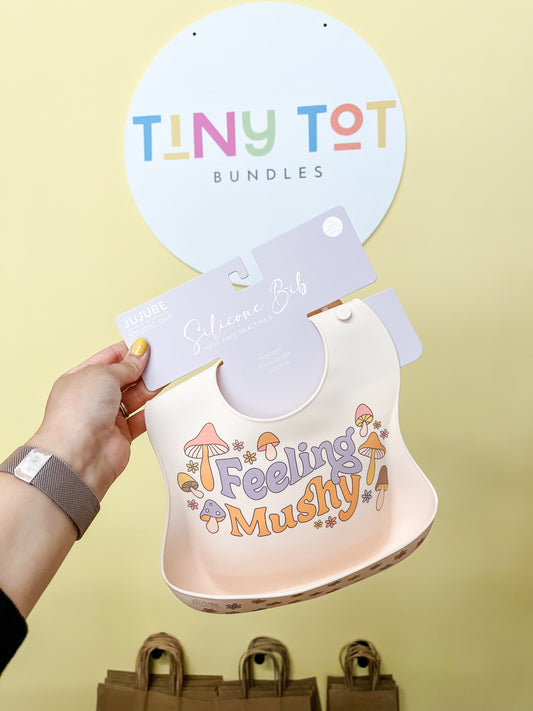 Silicone Bib - Mushy Love