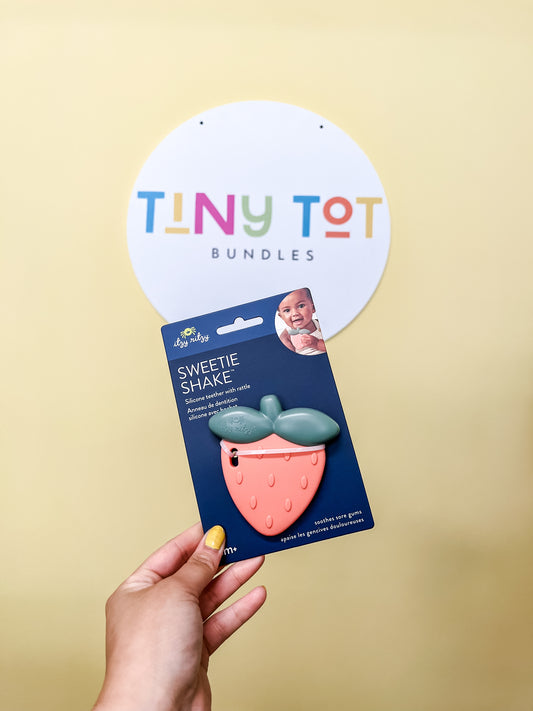 IR Strawberry Rattle Teether