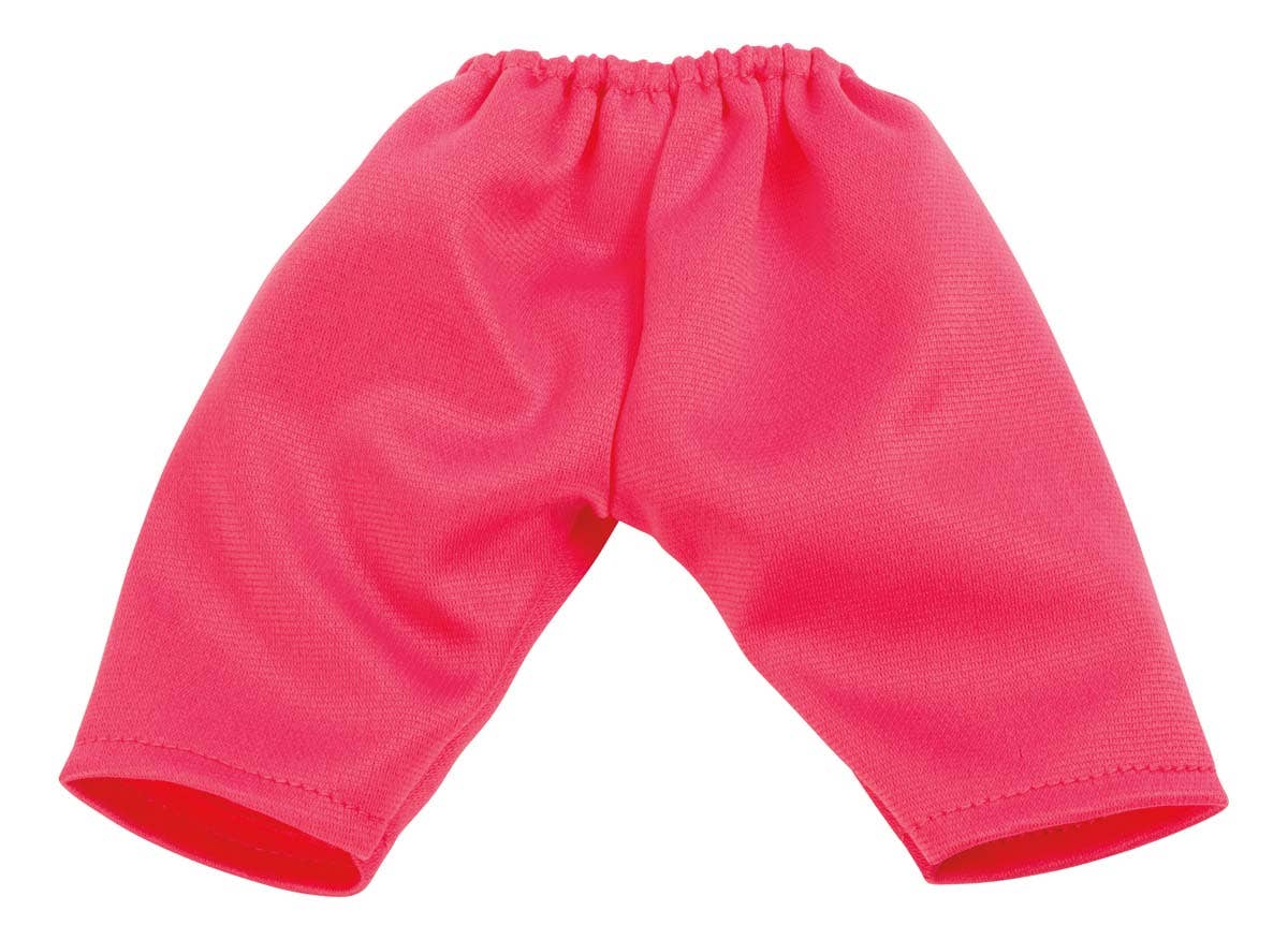 Add a pop of color to your My Sweet Baby Deluxe Baby Ensemble 12-Piece Doll Playset by Toysmith with these bright pink doll-sized pants featuring an elastic waistband—ideal as playful doll accessories for hours of creative pretend play or to enhance your baby doll collection.