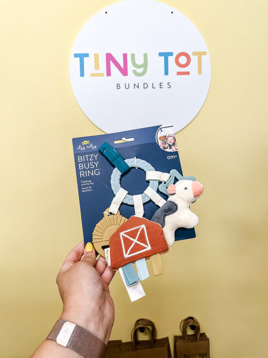 Bitzy Busy Ring Teething Activity Toy