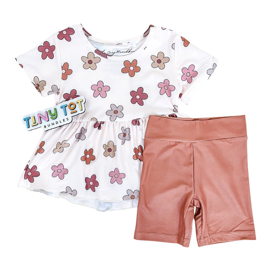 Maple Petals Peplum Set