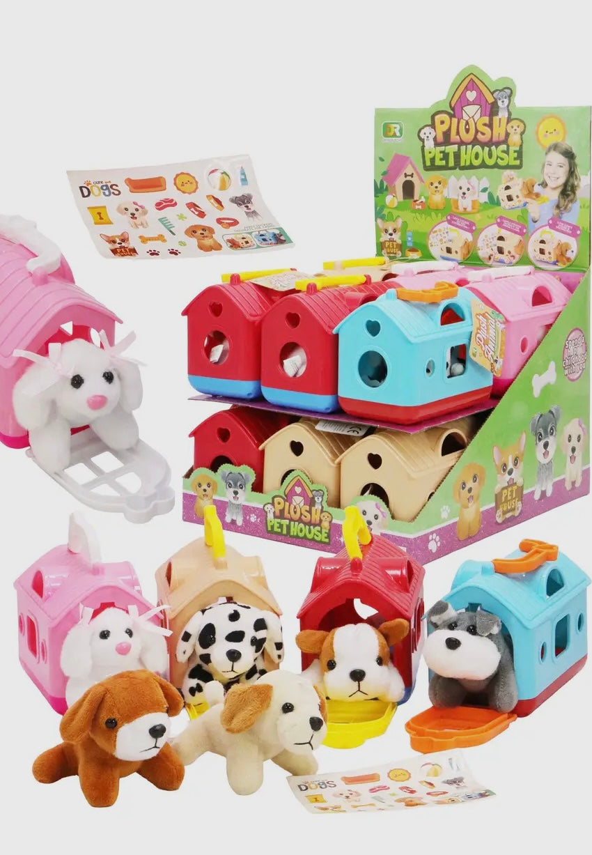 My Puppy Stuffed Doll Kennel Carry Case Toy