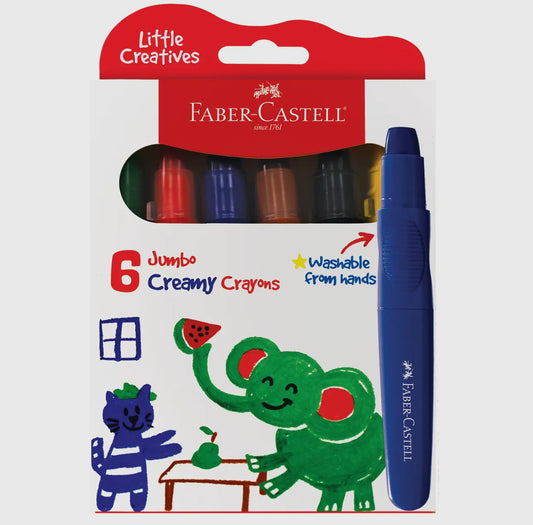 Jumbo Creamy Crayons Set Of 6
