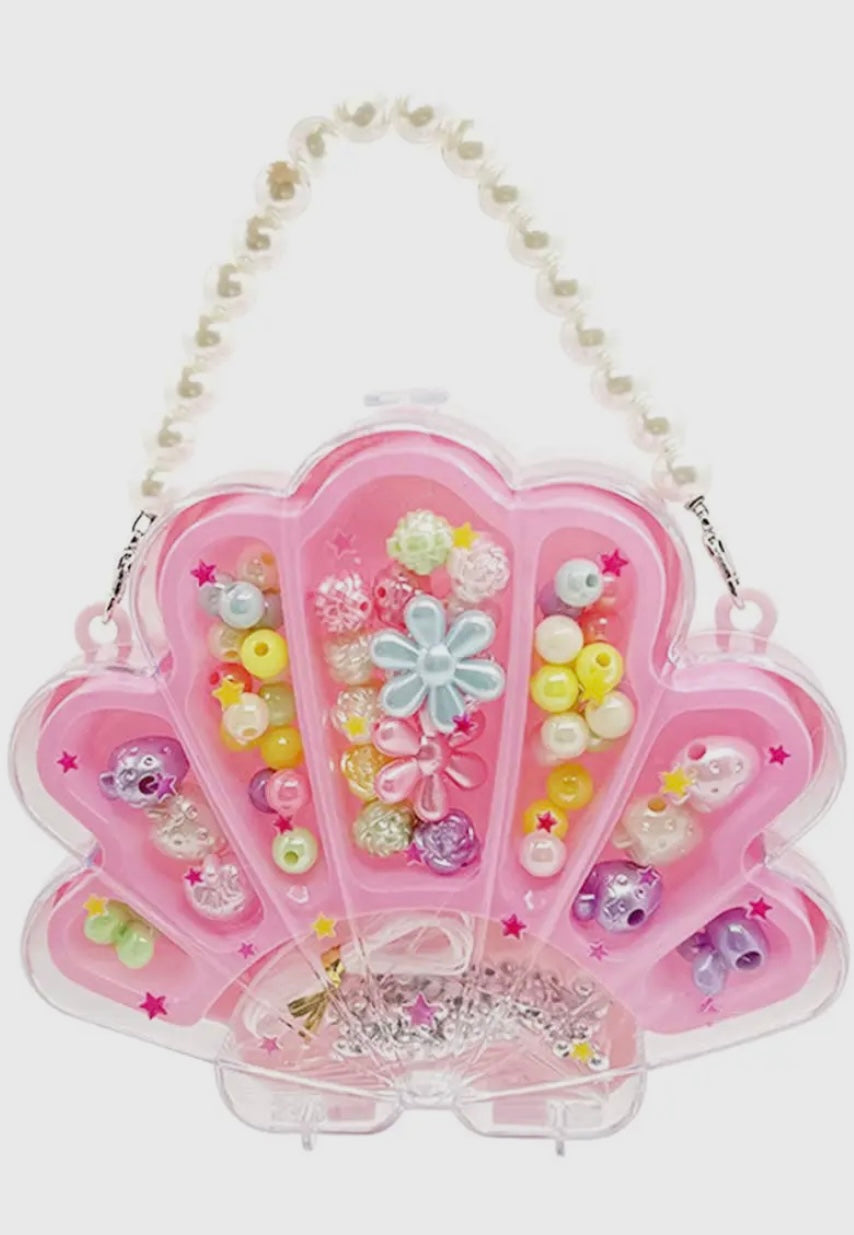 Seashells DIY Beading Bracelet Kit Purse