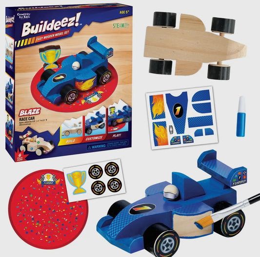 DIY Race Car Wooden Craft Kit