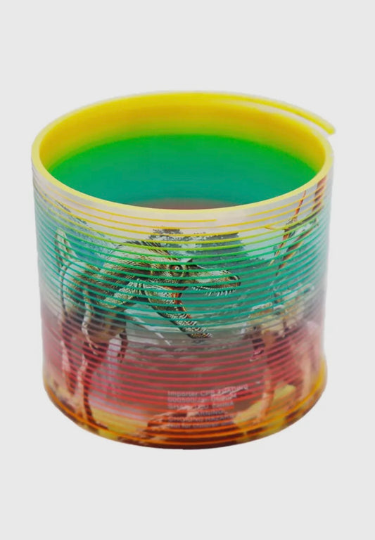 Dinosaur Rainbow Spring Coil Walking Slinky Toy