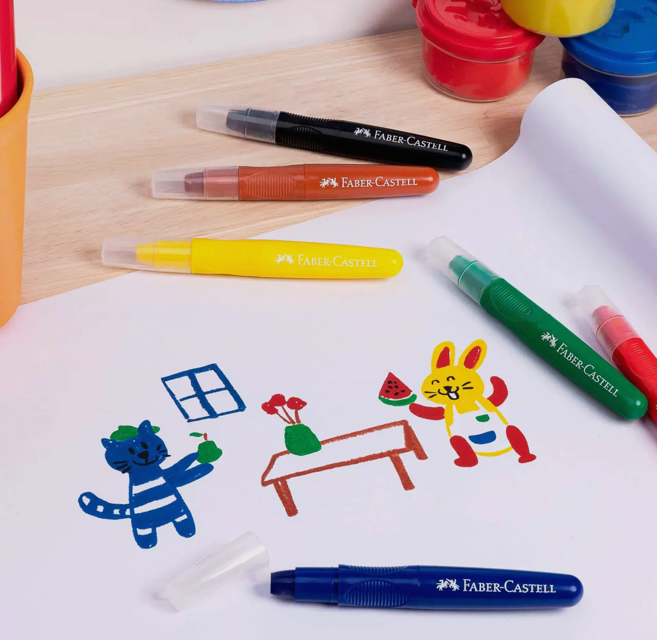 Jumbo Creamy Crayons Set Of 6