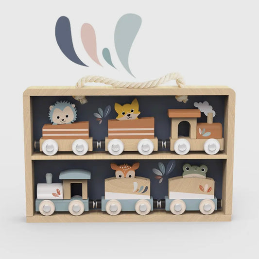 Train Set With Display Case