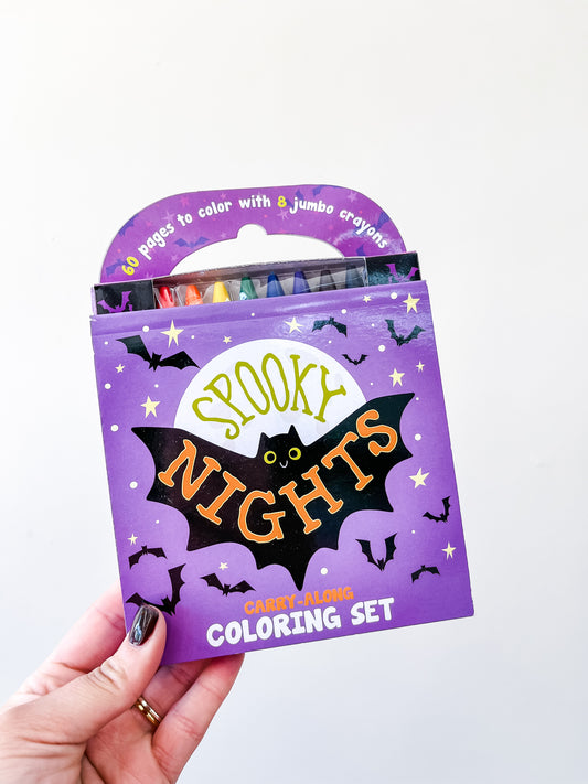 Carry-Along Spooky NIghts Coloring Set Book