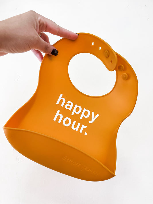 Happy Hour Silicone Bib