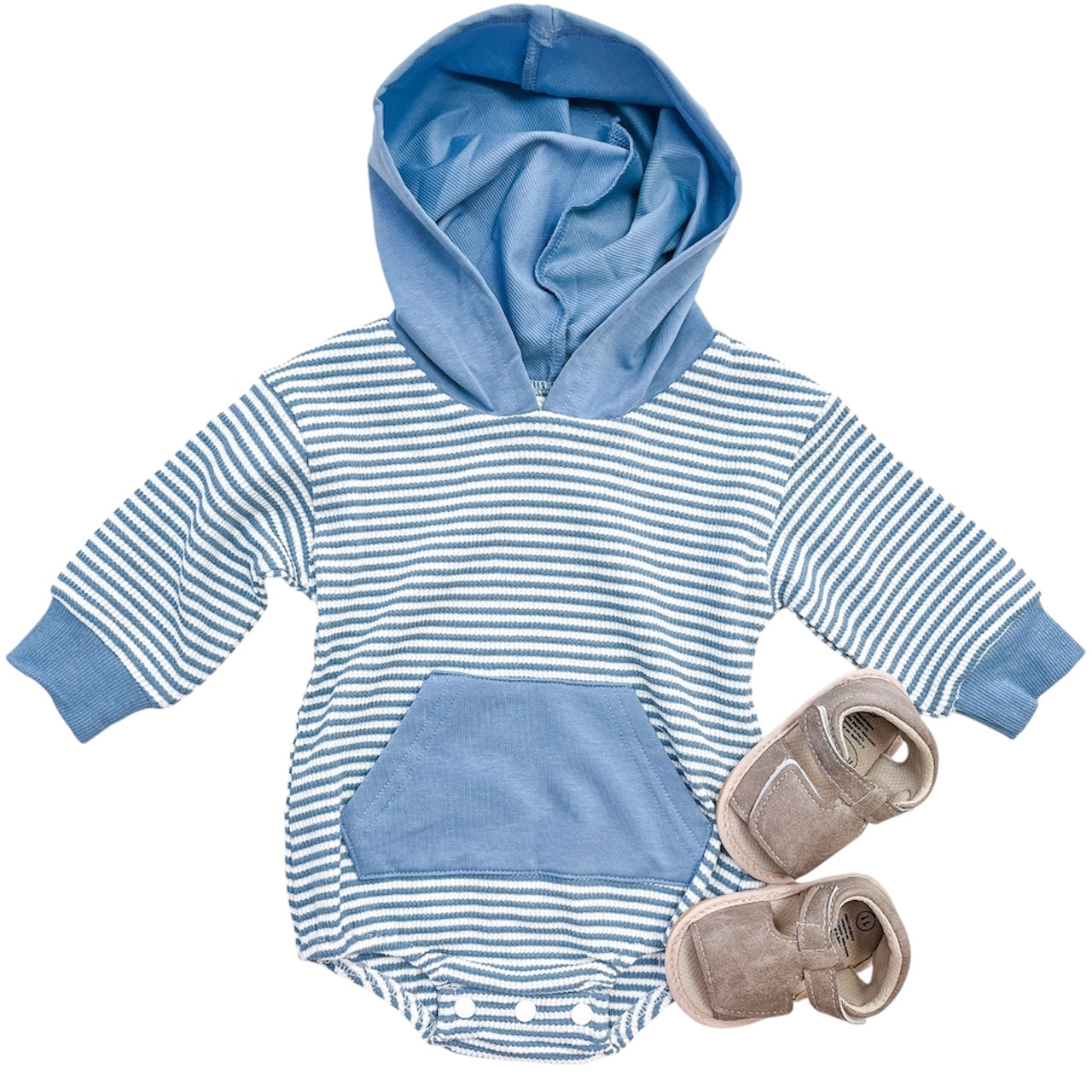 Liam Stripe Hoodie Bubble