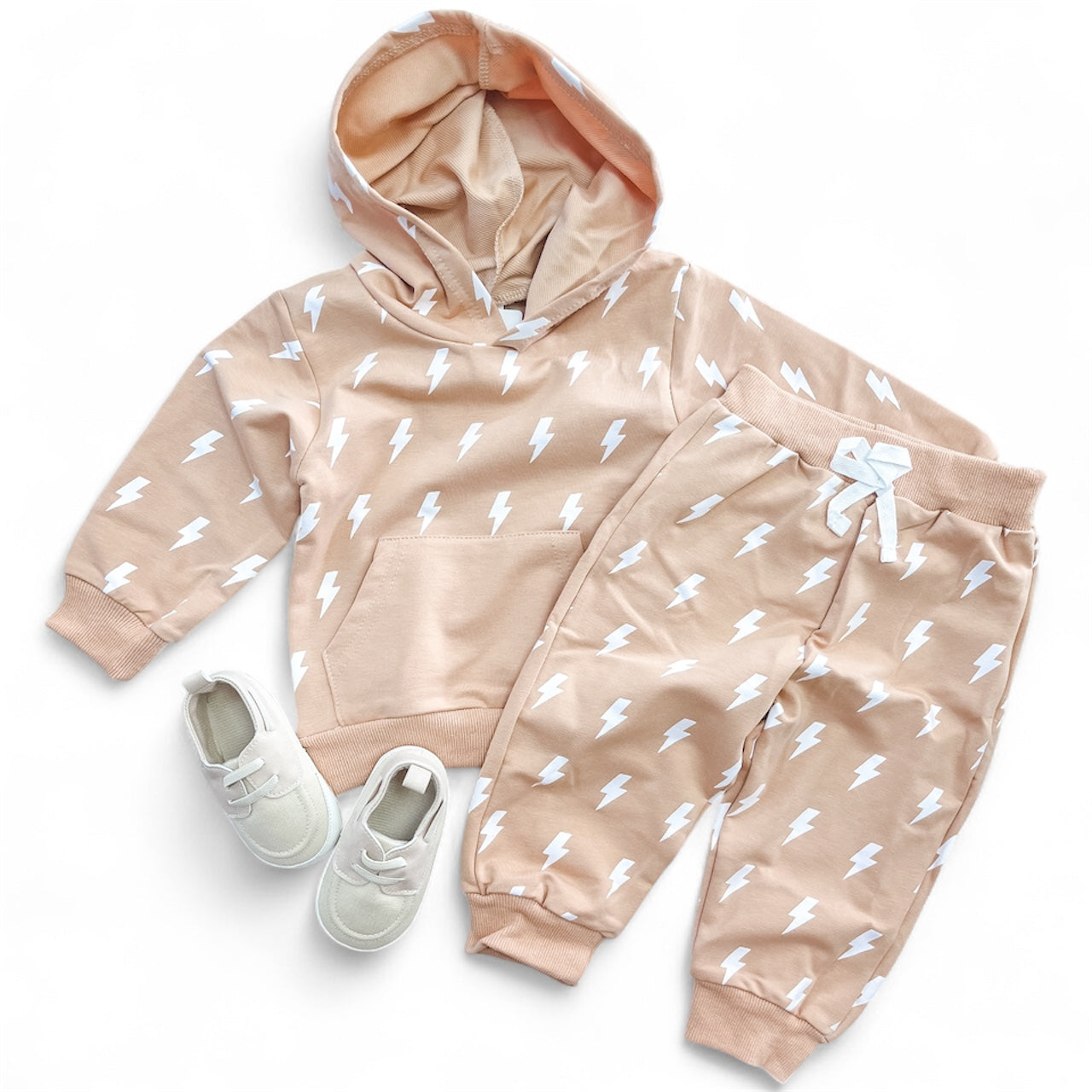 Tiny Bolt Hoodie Jogger Set
