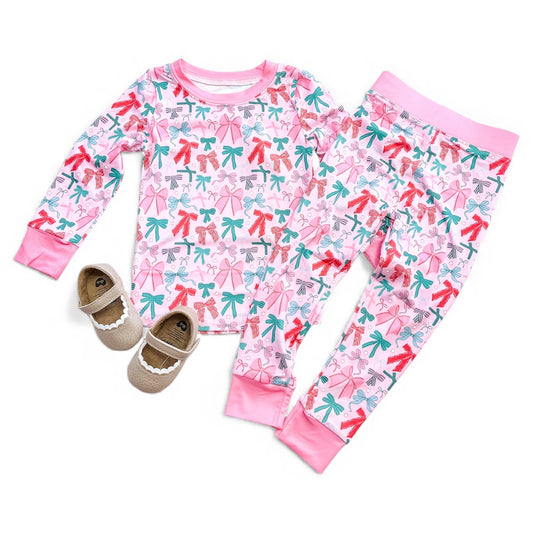 Holiday Bows Jammies Set