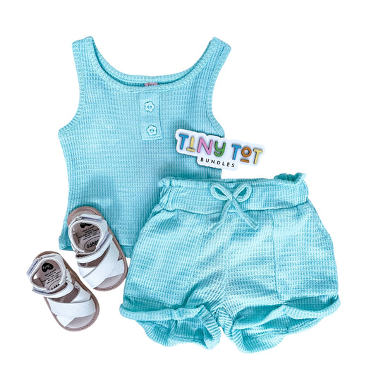 Cozy Cool Waffle knit Set