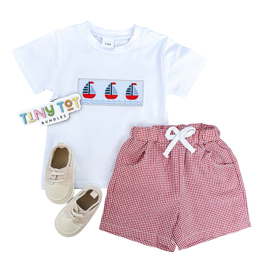 Sail Days Gingham Set
