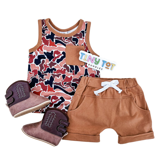 Jake Camo Tank Set