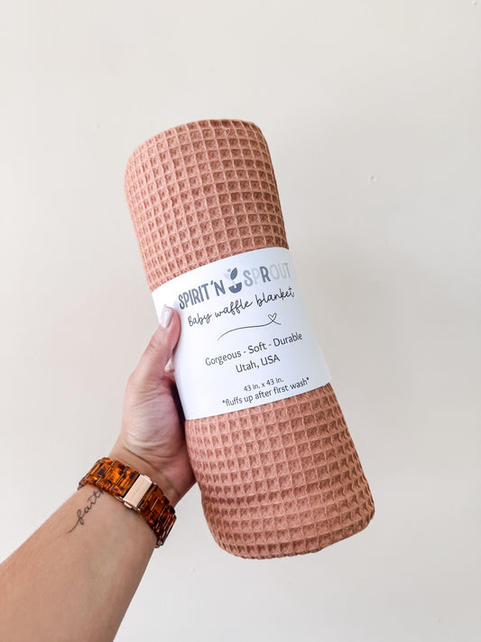 Waffle Bamboo Baby Blanket