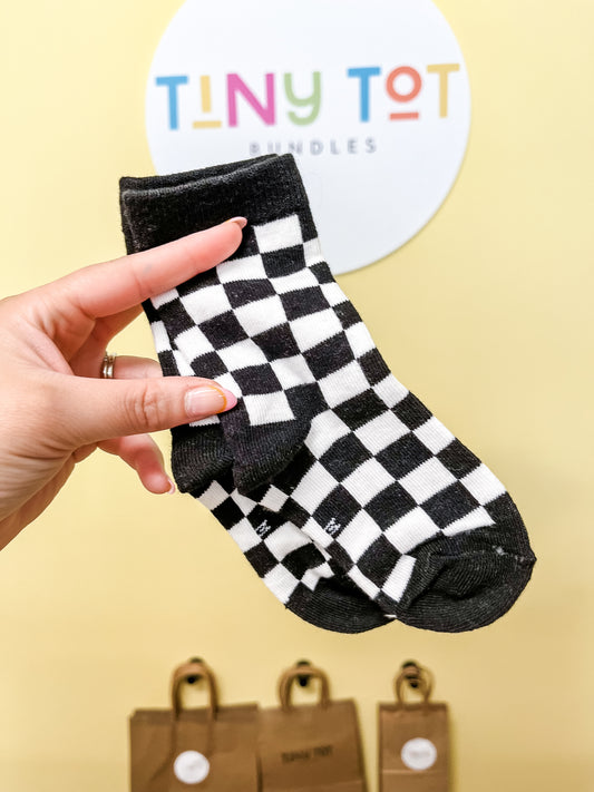 Boys Checkered Socks