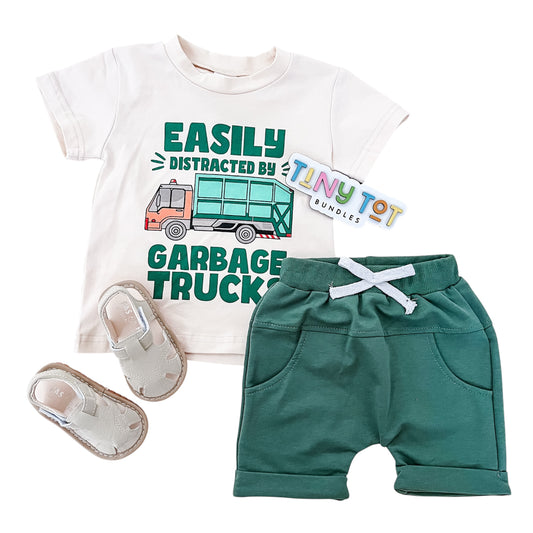 Easily Distracted By Garbage Trucks Set