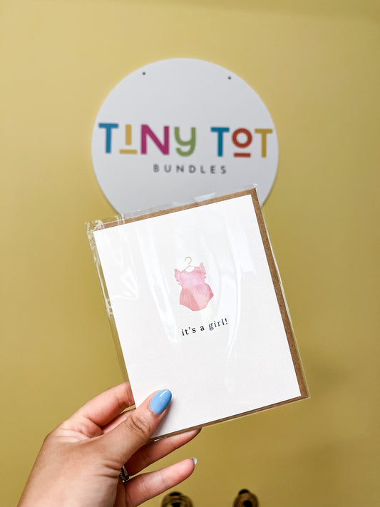 It's A Girl Greeting Card