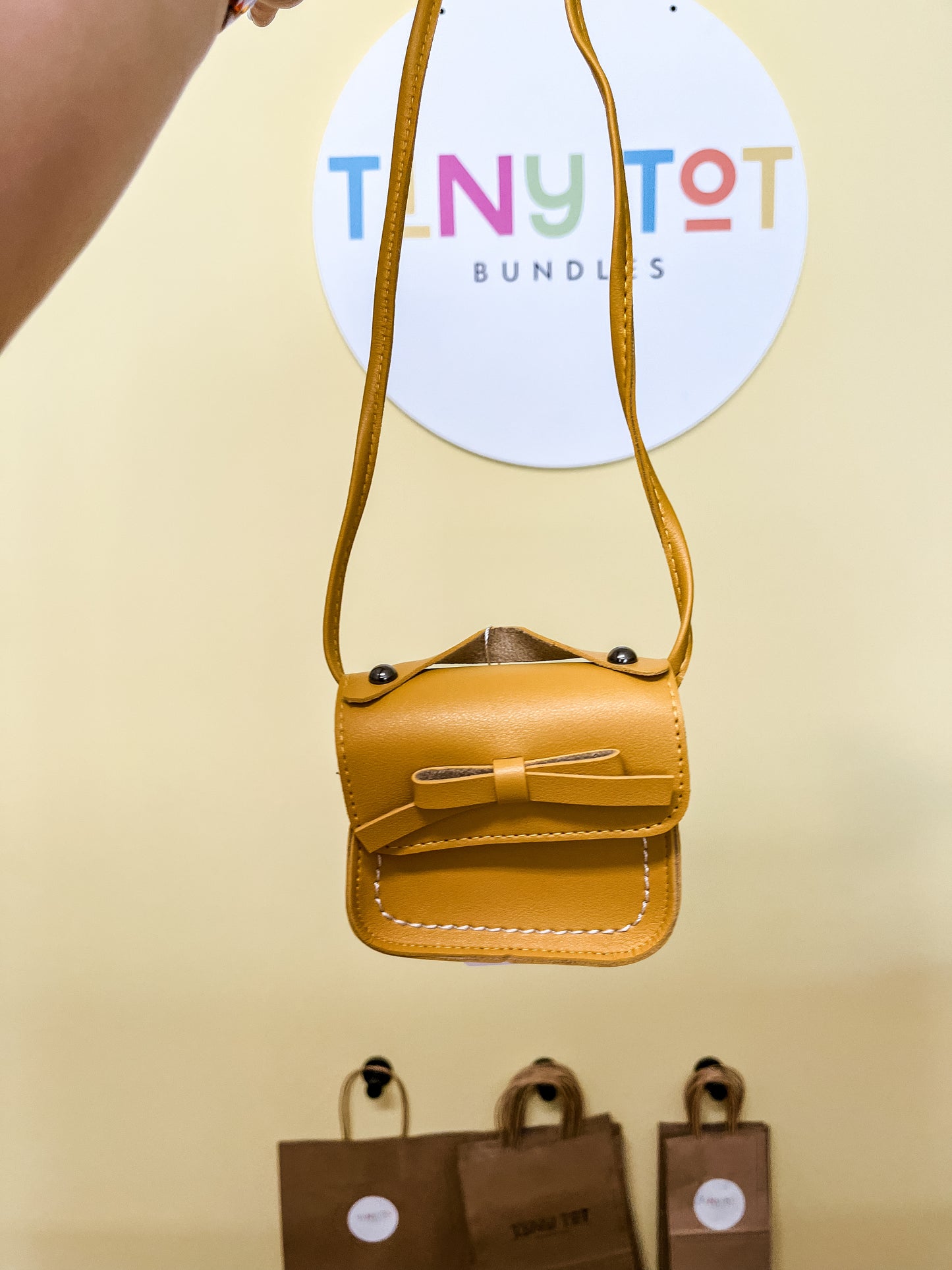 Yellow Bow Coin Purse