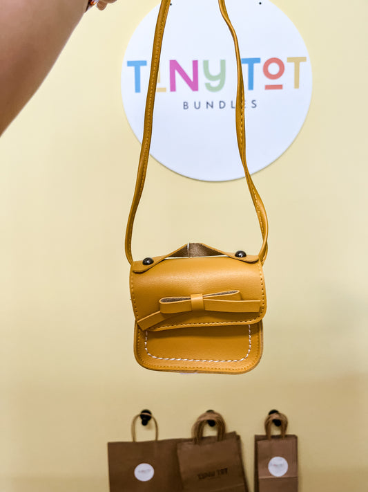 Yellow Bow Coin Purse