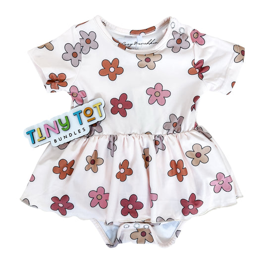 Maple Petals Twirl Romper
