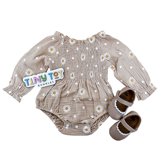 Golden Daisy Romper