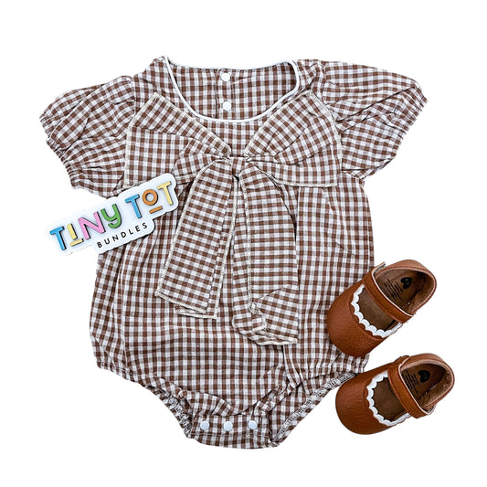 Autumn Bow Romper