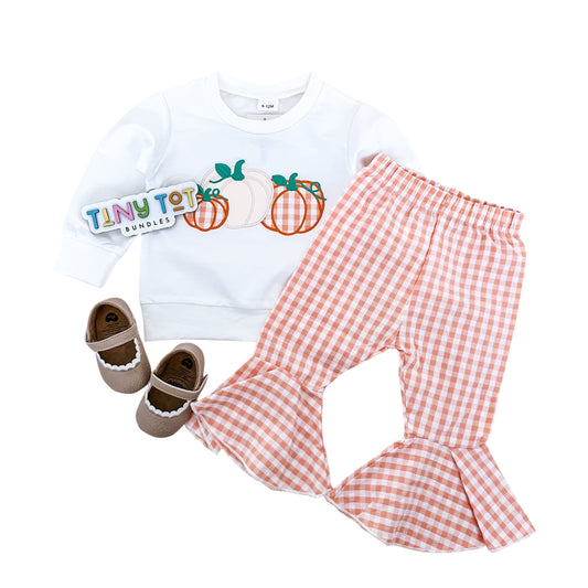Pumpkin Patch Gingham Set