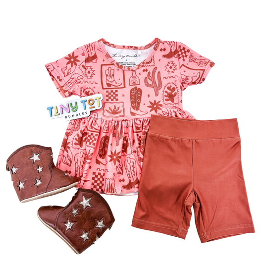 Wild West Peplum Set