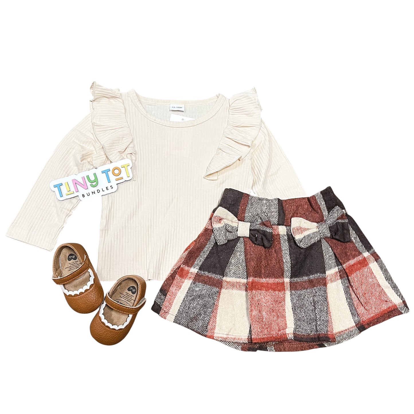 Maple Plaid Skirt Set