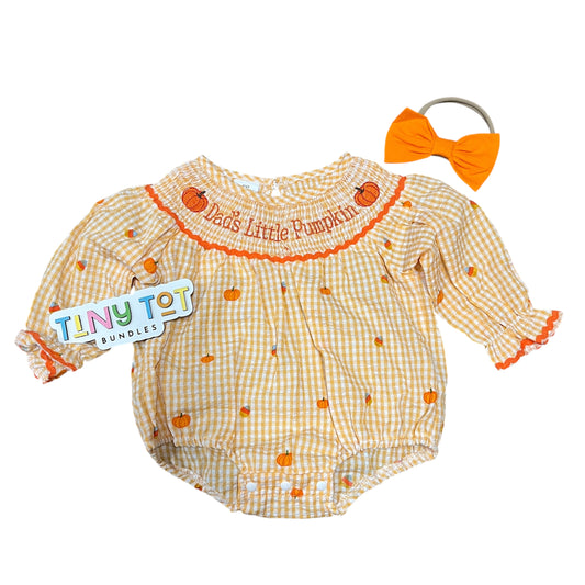 Dad's Little Pumpkin Romper