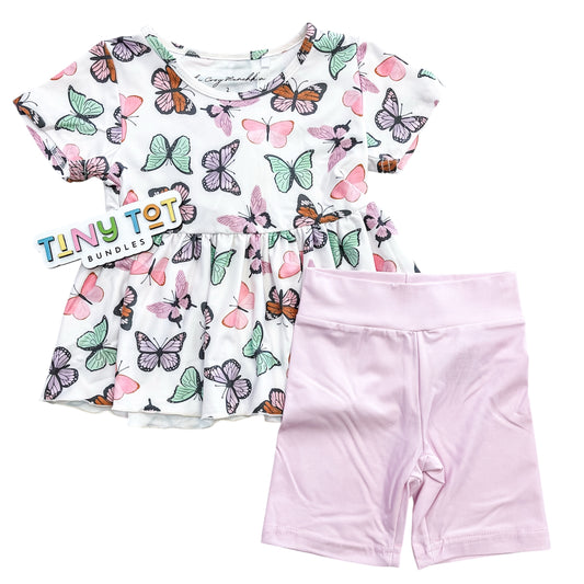 Butterfly Kisses Peplum Set