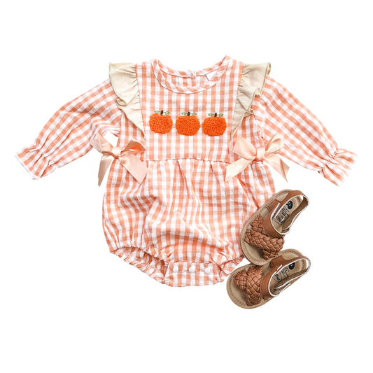 Sweet As Pumpkin Pie Romper