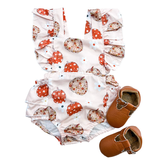 Pumpkin Patch Princess Romper