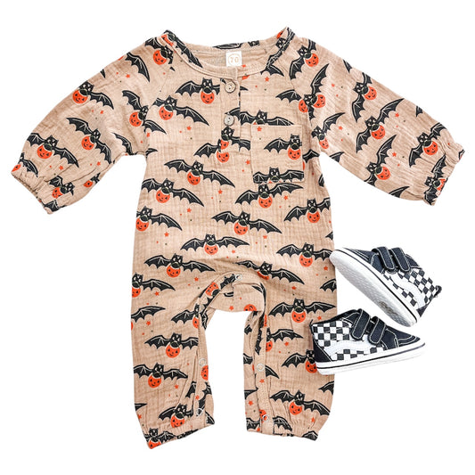 Batty For Pumpkin Romper