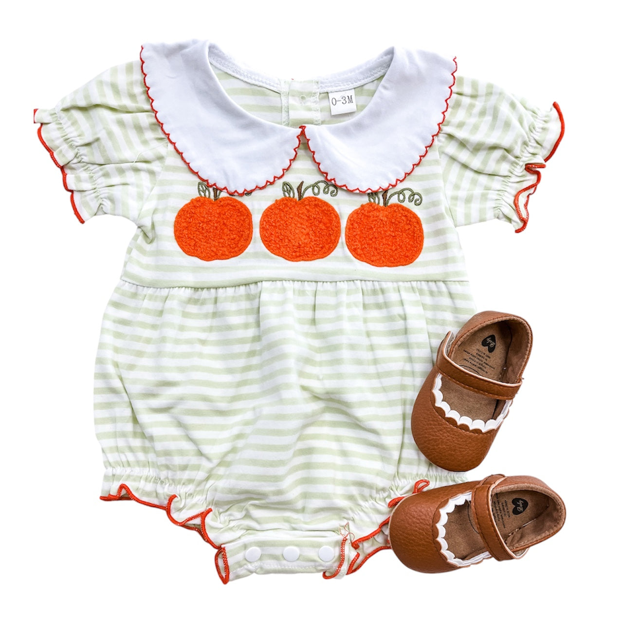 Three Little Pumpkins Romper
