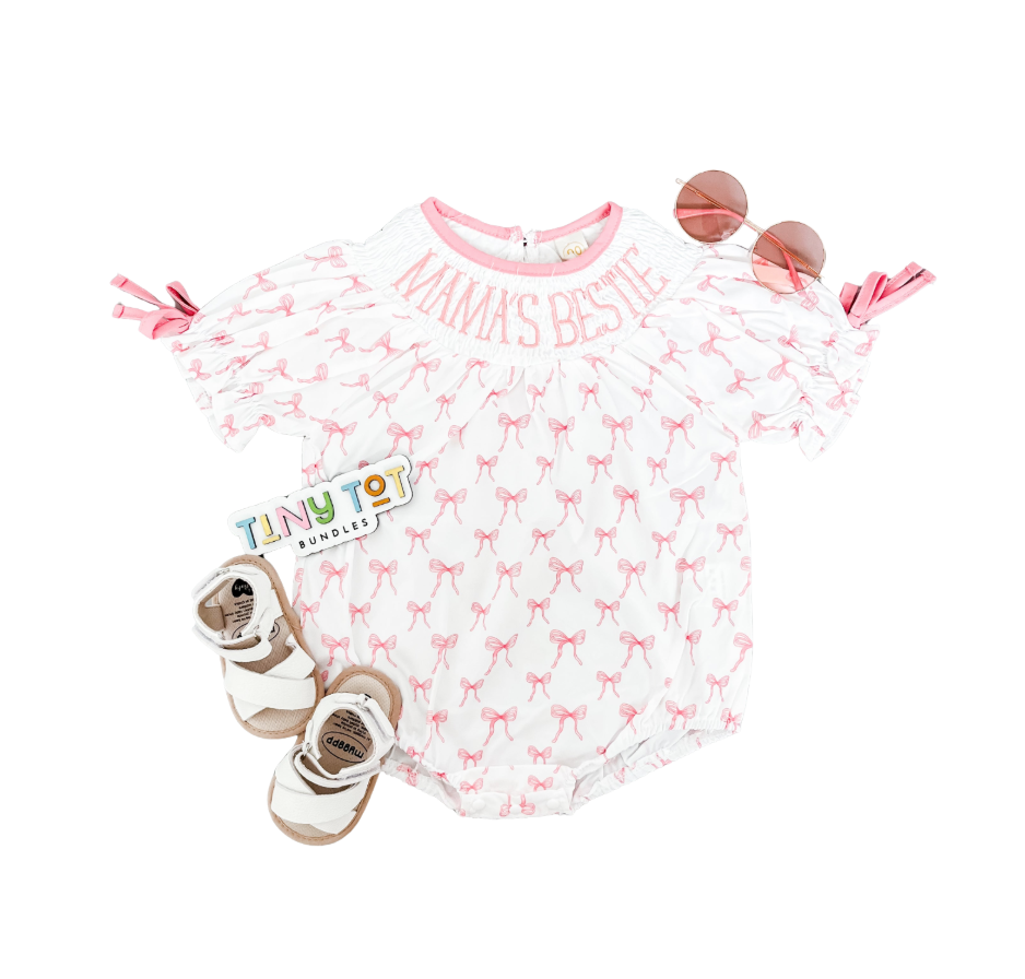Mama's Bestie Smocked Bubble