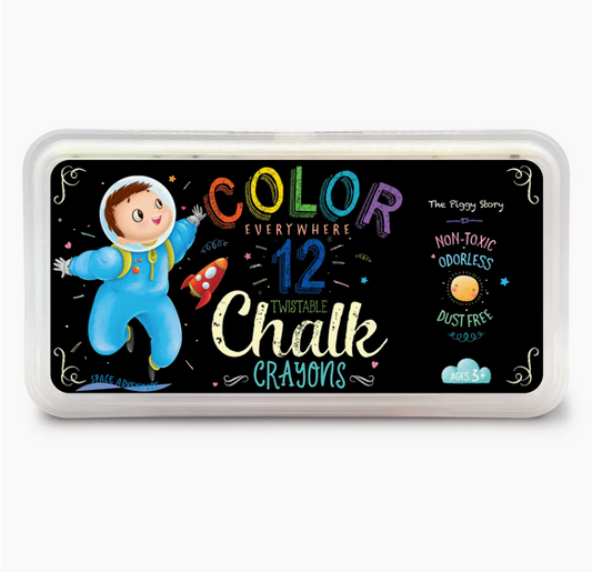 Color Everywhere Twistable Chalk Crayons | Space Adventure