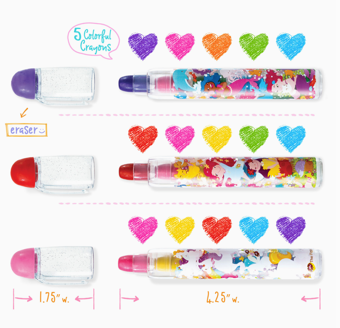 Color Stack To Go Erasable Crayons- Believe in Magic