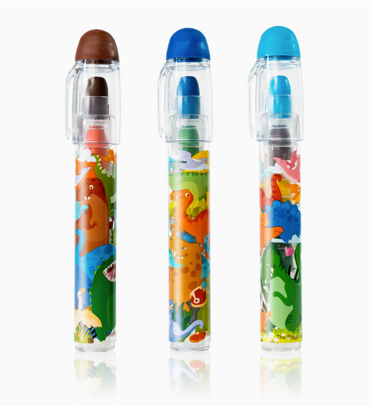 Color Stack To Go Erasable Crayons- Dinosaur World