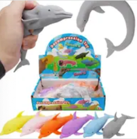 Kinetic Sand Squishy & Pull Dolphin